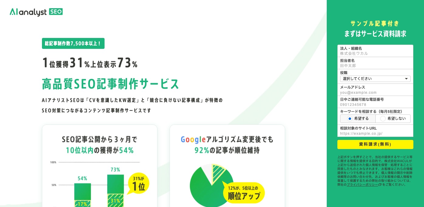 AIアナリストSEO